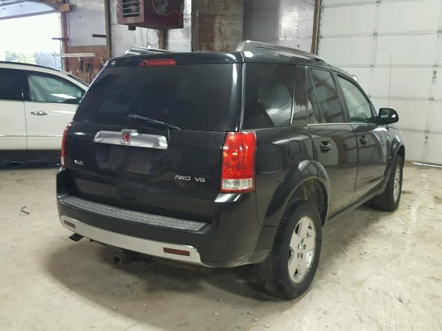 5GZCZ634X7S854978 - 2007 SATURN VUE BLACK photo 4