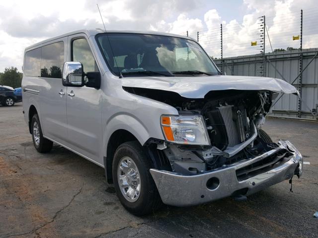 5BZAF0AA6HN852264 - 2017 NISSAN NV 3500 SILVER photo 1