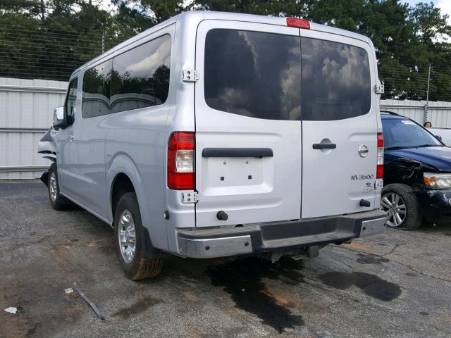 5BZAF0AA6HN852264 - 2017 NISSAN NV 3500 SILVER photo 3