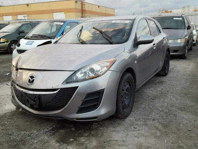 JM1BL1HF1A1218006 - 2010 MAZDA 3 I GRAY photo 2