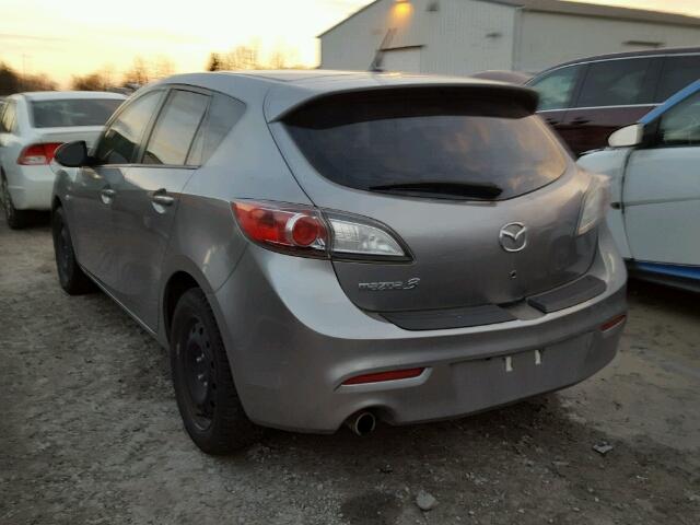 JM1BL1HF1A1218006 - 2010 MAZDA 3 I GRAY photo 3