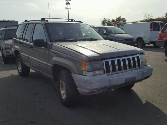 1J4GZ48S7WC291583 - 1998 JEEP GRAND CHER GRAY photo 1