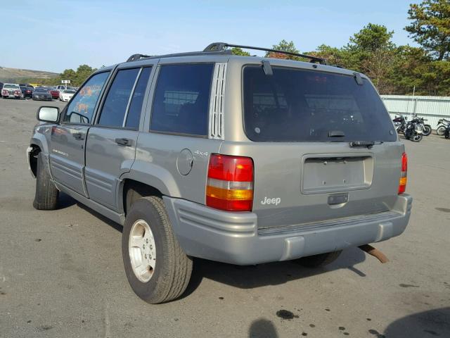 1J4GZ48S7WC291583 - 1998 JEEP GRAND CHER GRAY photo 3