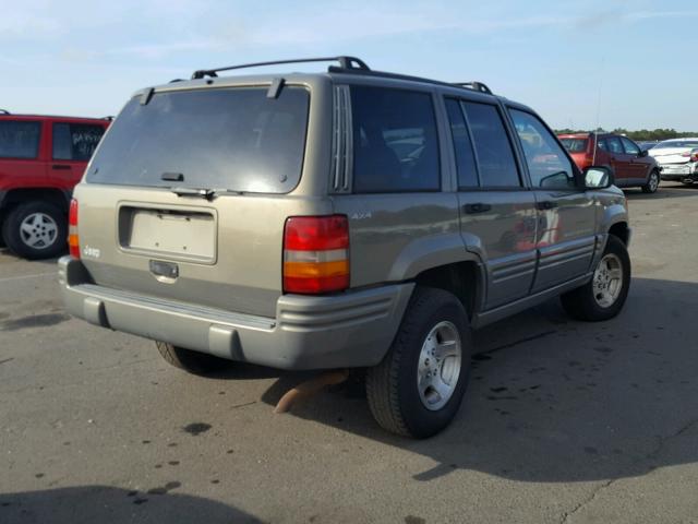 1J4GZ48S7WC291583 - 1998 JEEP GRAND CHER GRAY photo 4