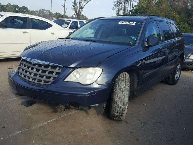 2A8GM48L57R218419 - 2007 CHRYSLER PACIFICA BLUE photo 2