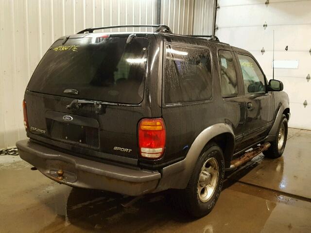 1FMZU24E0XUA58332 - 1999 FORD EXPLORER BLACK photo 4