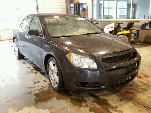 1G1ZC5E00CF259974 - 2012 CHEVROLET MALIBU 1LT BLACK photo 1