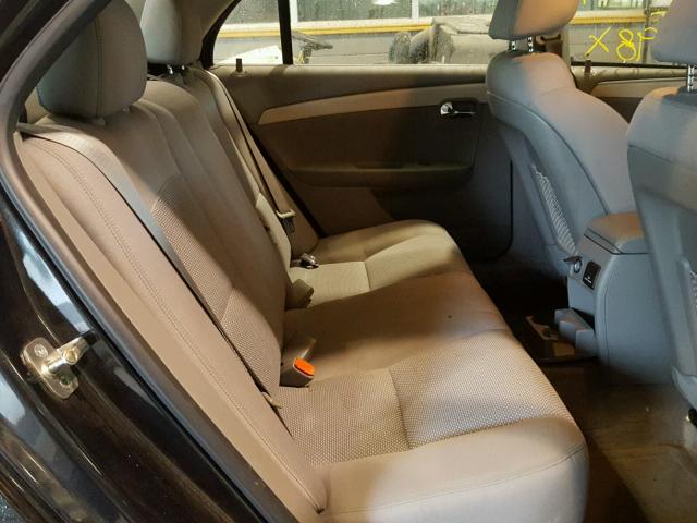 1G1ZC5E00CF259974 - 2012 CHEVROLET MALIBU 1LT BLACK photo 6