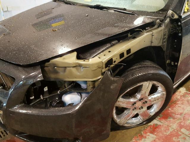 1G1ZC5E00CF259974 - 2012 CHEVROLET MALIBU 1LT BLACK photo 9