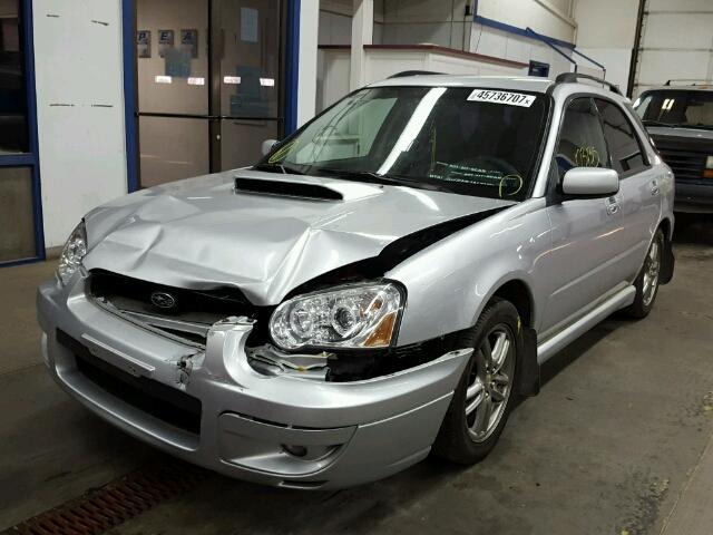 JF1GG29685H803103 - 2005 SUBARU IMPREZA WR SILVER photo 2