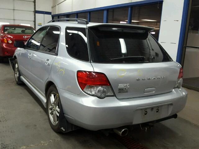 JF1GG29685H803103 - 2005 SUBARU IMPREZA WR SILVER photo 3