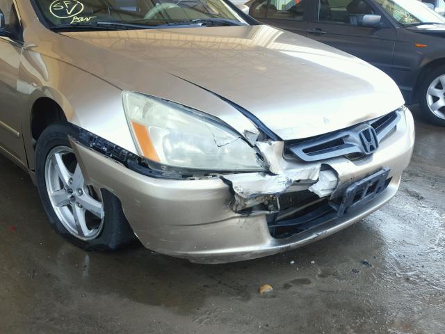 1HGCM56804A013098 - 2004 HONDA ACCORD GOLD photo 9