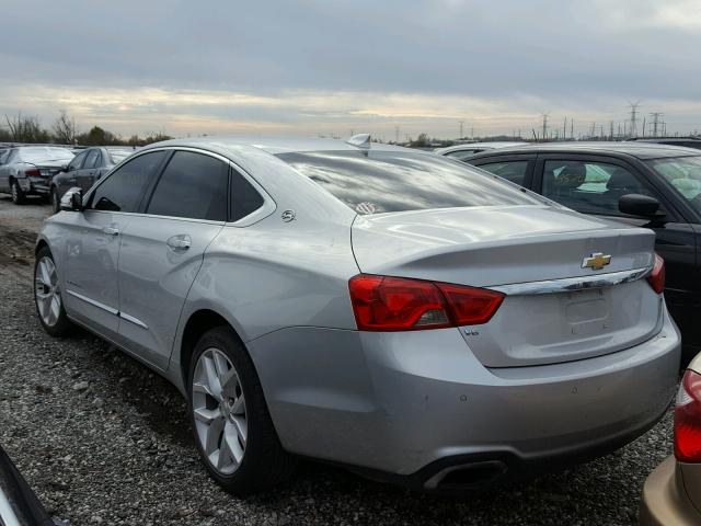 2G1165S37F9201666 - 2015 CHEVROLET IMPALA LTZ SILVER photo 3