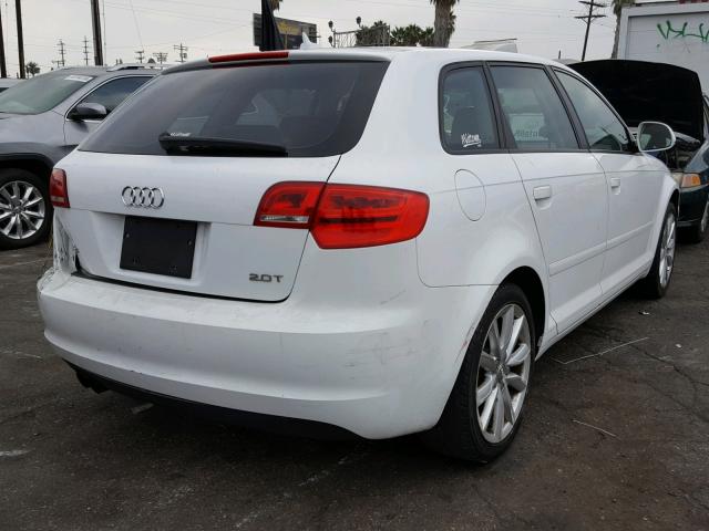 WAUHE98P69A078491 - 2009 AUDI A3 2.0T WHITE photo 4