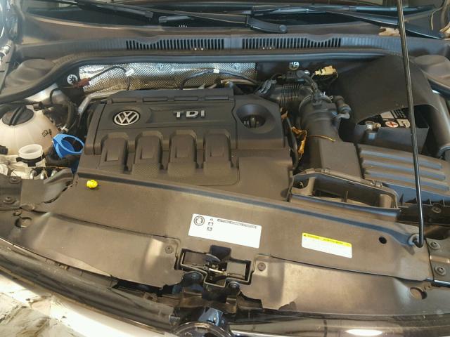 3VWLA7AJ4FM332777 - 2015 VOLKSWAGEN JETTA TDI SILVER photo 7