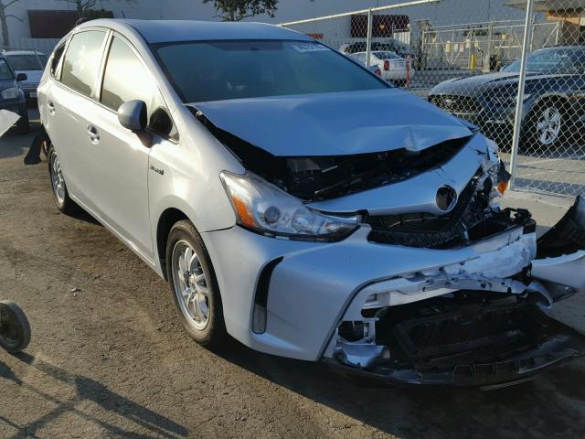 JTDZN3EU6FJ028278 - 2015 TOYOTA PRIUS V SILVER photo 1