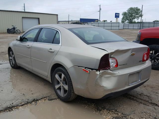 1G1ZC5EUXBF368914 - 2011 CHEVROLET MALIBU 1LT GOLD photo 3
