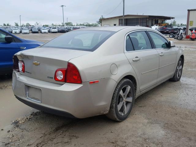 1G1ZC5EUXBF368914 - 2011 CHEVROLET MALIBU 1LT GOLD photo 4