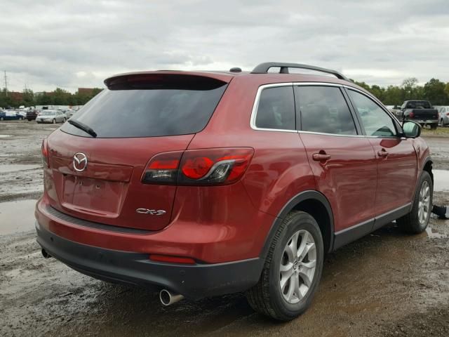 JM3TB2CA7E0427388 - 2014 MAZDA CX-9 TOURI RED photo 4