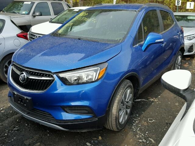 KL4CJASB0HB012870 - 2017 BUICK ENCORE PRE BLUE photo 2