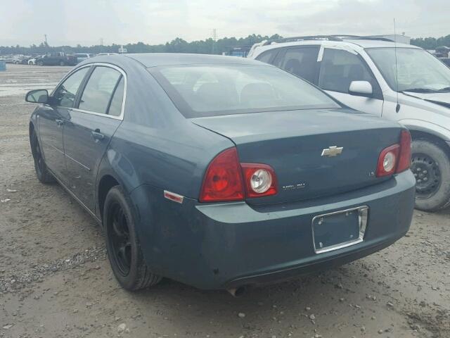 1G1ZH57B99F150728 - 2009 CHEVROLET MALIBU 1LT 绿色 照片 3