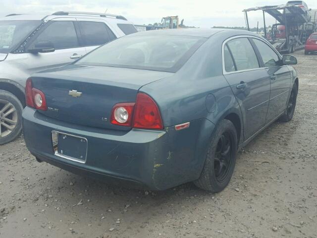 1G1ZH57B99F150728 - 2009 CHEVROLET MALIBU 1LT 绿色 照片 4