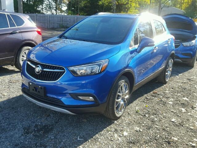 KL4CJ2SB9HB088562 - 2017 BUICK ENCORE SPO BLUE photo 2