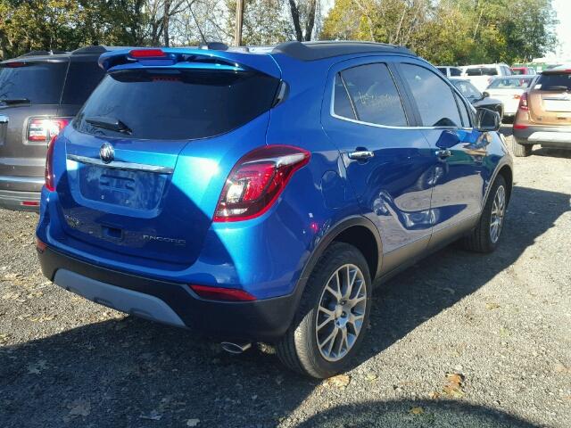 KL4CJ2SB9HB088562 - 2017 BUICK ENCORE SPO BLUE photo 4