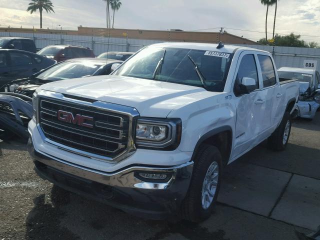 3GTU2MEC4HG376181 - 2017 GMC SIERRA K15 WHITE photo 2