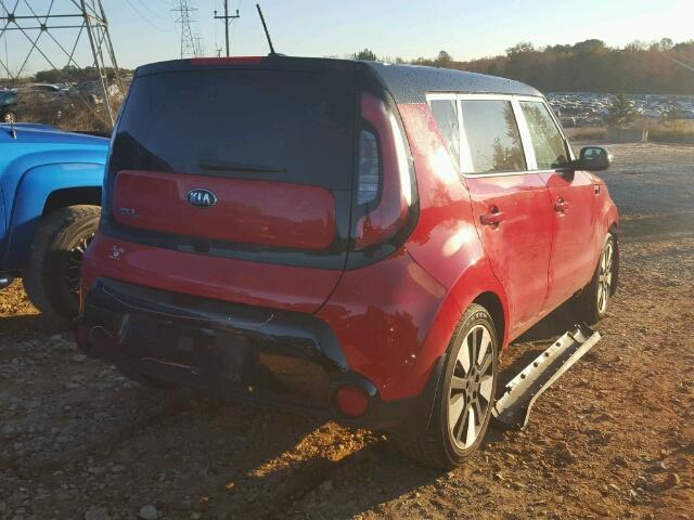 KNDJP3A56G7307346 - 2016 KIA SOUL + RED photo 4