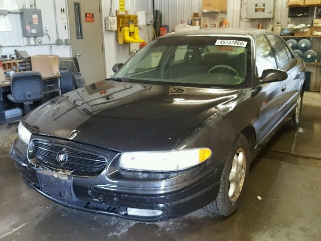 2G4WB52KX41184398 - 2004 BUICK REGAL LS CHARCOAL photo 2