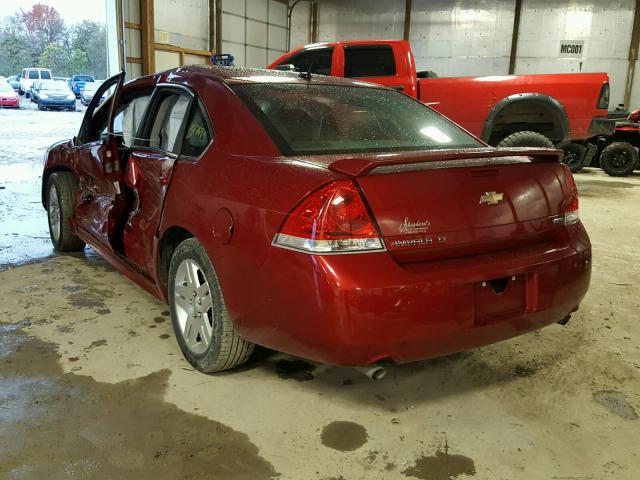 2G1WB5E36E1181873 - 2014 CHEVROLET IMPALA LIM RED photo 3