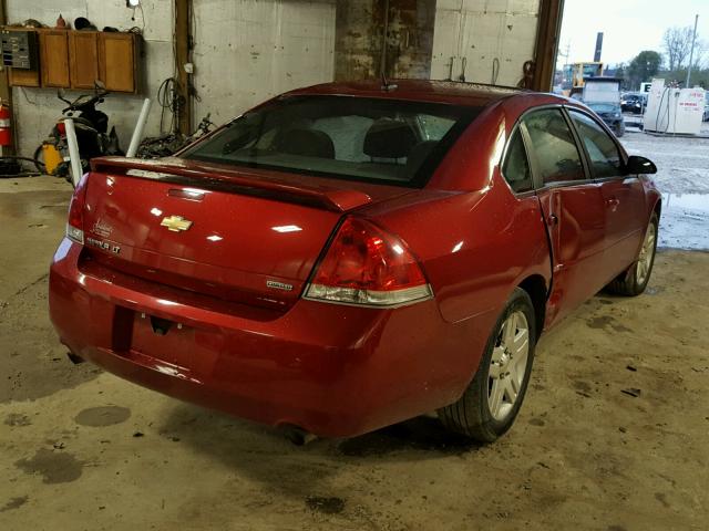 2G1WB5E36E1181873 - 2014 CHEVROLET IMPALA LIM RED photo 4