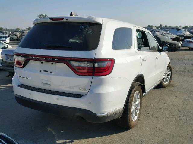 1C4RDHAG6EC597747 - 2014 DODGE DURANGO SX WHITE photo 4