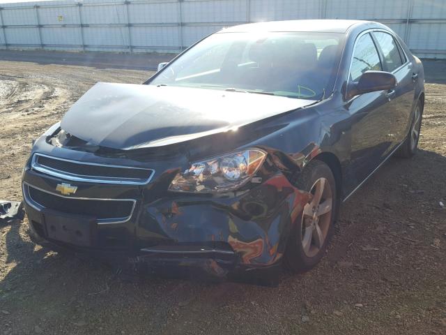 1G1ZC5E13BF284150 - 2011 CHEVROLET MALIBU 1LT BLACK photo 2
