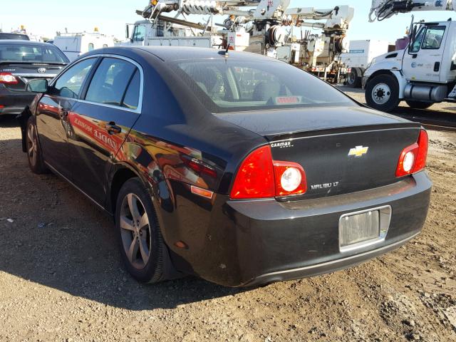 1G1ZC5E13BF284150 - 2011 CHEVROLET MALIBU 1LT BLACK photo 3
