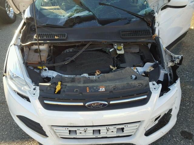 1FMCU9GX0EUC60872 - 2014 FORD ESCAPE SE WHITE photo 7