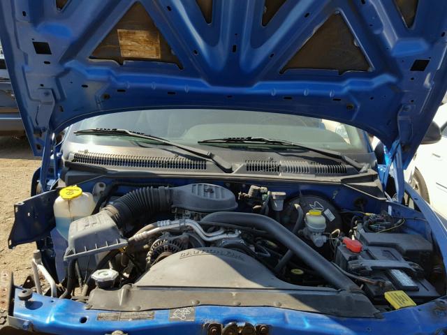 1B7GG22X8WS659683 - 1998 DODGE DAKOTA BLUE photo 7