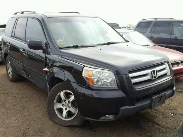 5FNYF28597B035371 - 2007 HONDA PILOT EXL BLACK photo 1