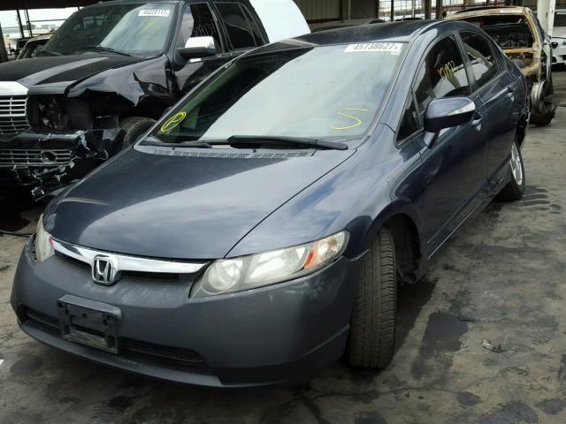 JHMFA36246S002749 - 2006 HONDA CIVIC HYBR GRAY photo 2