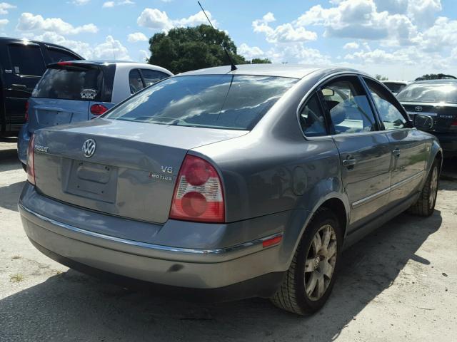 WVWTH63B63P283828 - 2003 VOLKSWAGEN PASSAT GLX SILVER photo 4