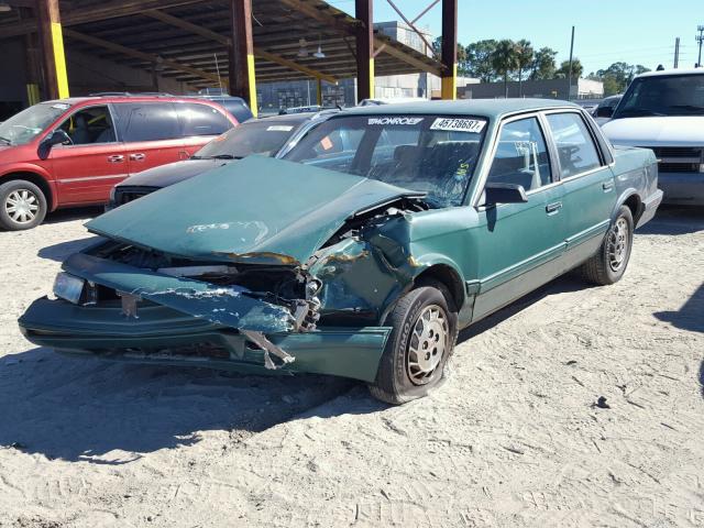 1G3AG55N3P6325265 - 1993 OLDSMOBILE CUTLASS CI GREEN photo 2