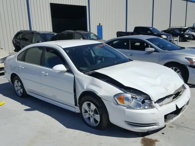2G1WF5E3XC1294131 - 2012 CHEVROLET IMPALA LS WHITE photo 1