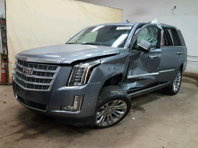 1GYS4CKJ1JR230027 - 2018 CADILLAC ESCALADE P GRAY photo 2