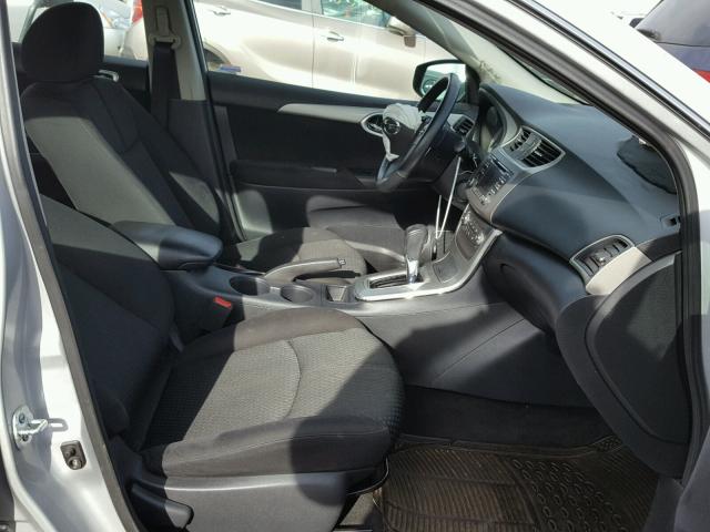 3N1AB7AP2DL561217 - 2013 NISSAN SENTRA S SILVER photo 5