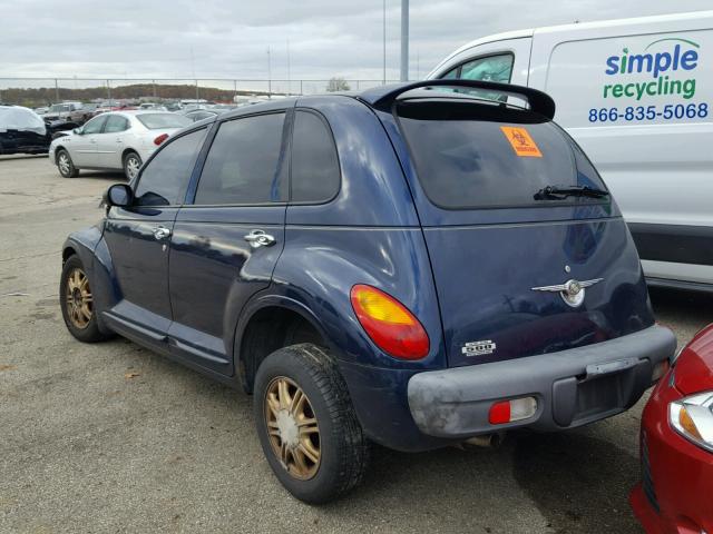 3C8FY68B23T543285 - 2003 CHRYSLER PT CRUISER BLUE photo 3