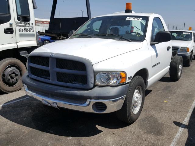 3D6WA26D14G248542 - 2004 DODGE RAM 2500 S WHITE photo 2