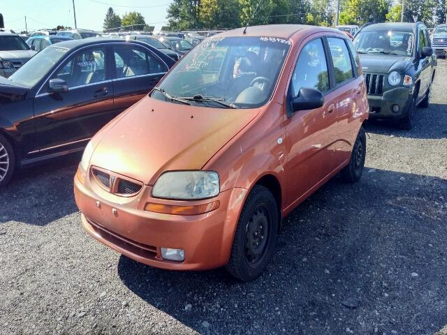 KL2TW69636B640354 - 2006 PONTIAC WAVE LT ORANGE photo 2