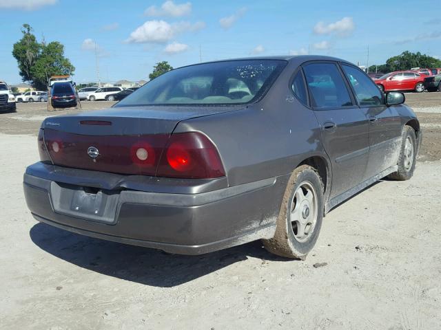 2G1WF52E139338525 - 2003 CHEVROLET IMPALA TAN photo 4