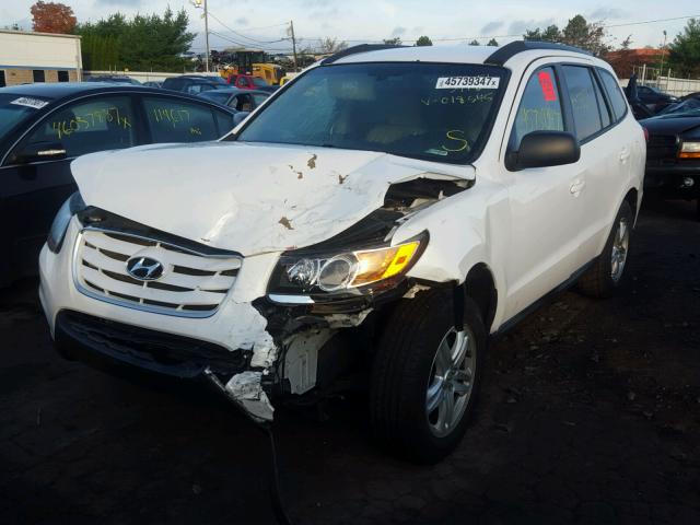 5XYZG4AG5BG018545 - 2011 HYUNDAI SANTA FE G WHITE photo 2